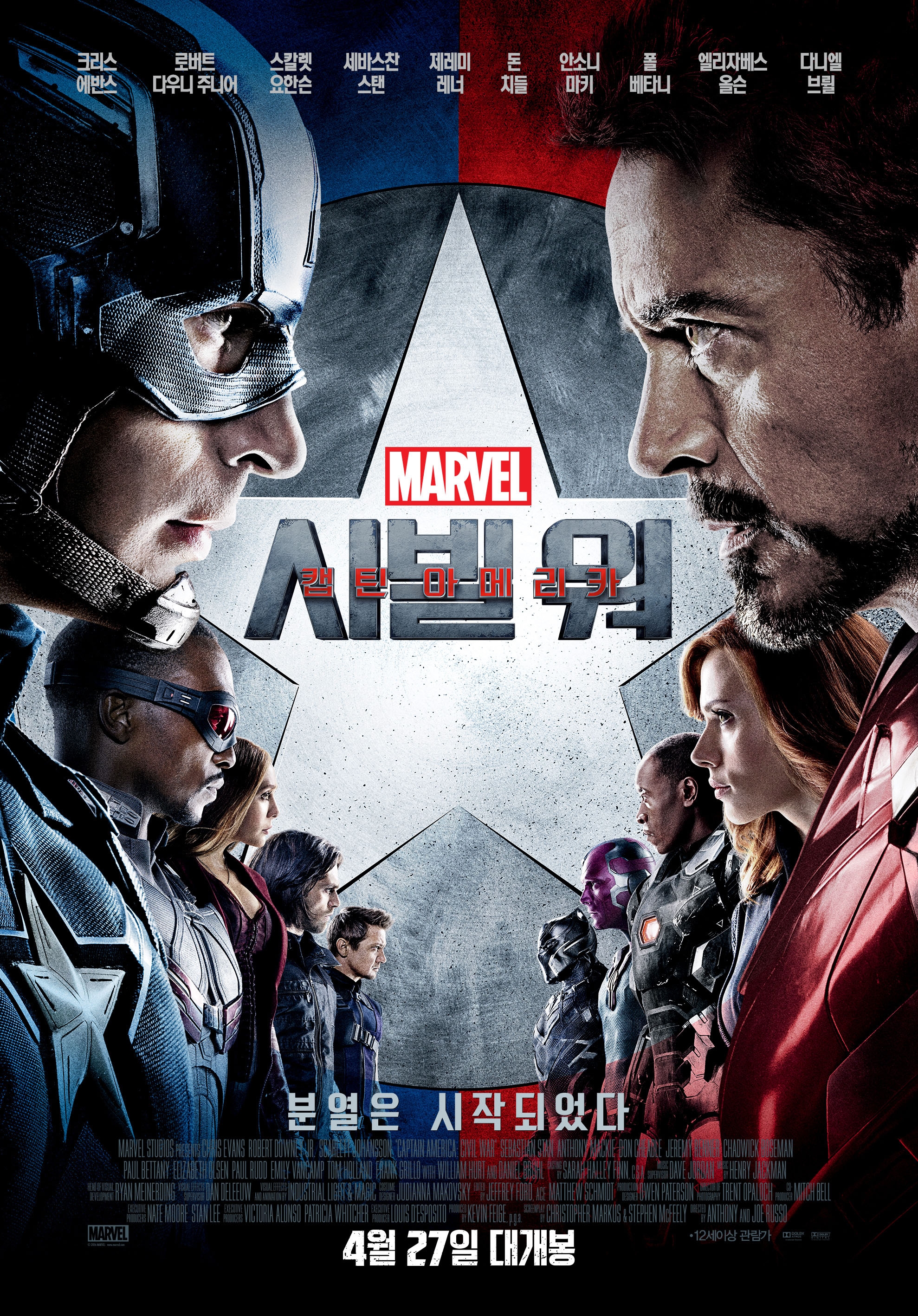 Captain America Civil War 2015 poster