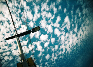 하늘, 구름, 파랑, 하양