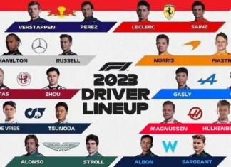 2023 F1 드라이버 라인업 (+예비 드라이버)